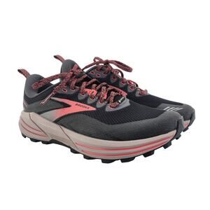 Brooks Cascadia 16 GTX Trail Running Shoes Women's Size 9 Black Coral Outdoor